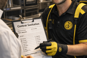 contrat sanitation par un professionnel